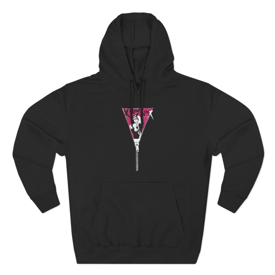 X-ray Spex Zipper Three-Panel Fleece Hoodie