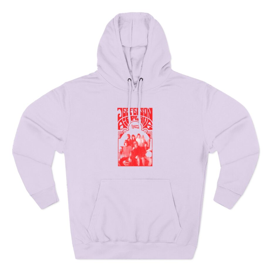 Jefferson Airplane Band Photo Three-Panel Fleece Hoodie