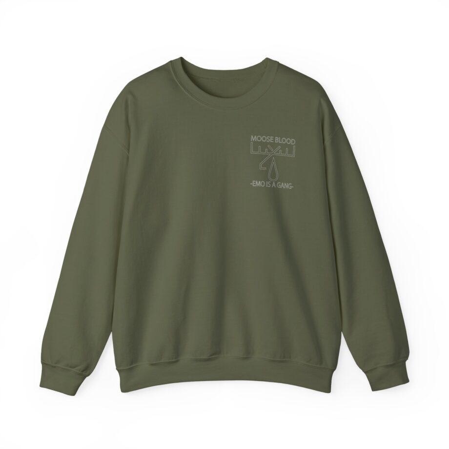 Moose Blood Emo is a Gang Unisex Heavy Blend™ Crewneck Sweatshirt