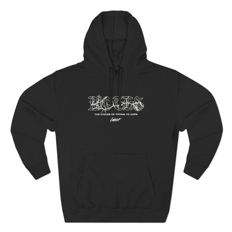 Like Moths to Flames Overgrown Three-Panel Fleece Hoodie