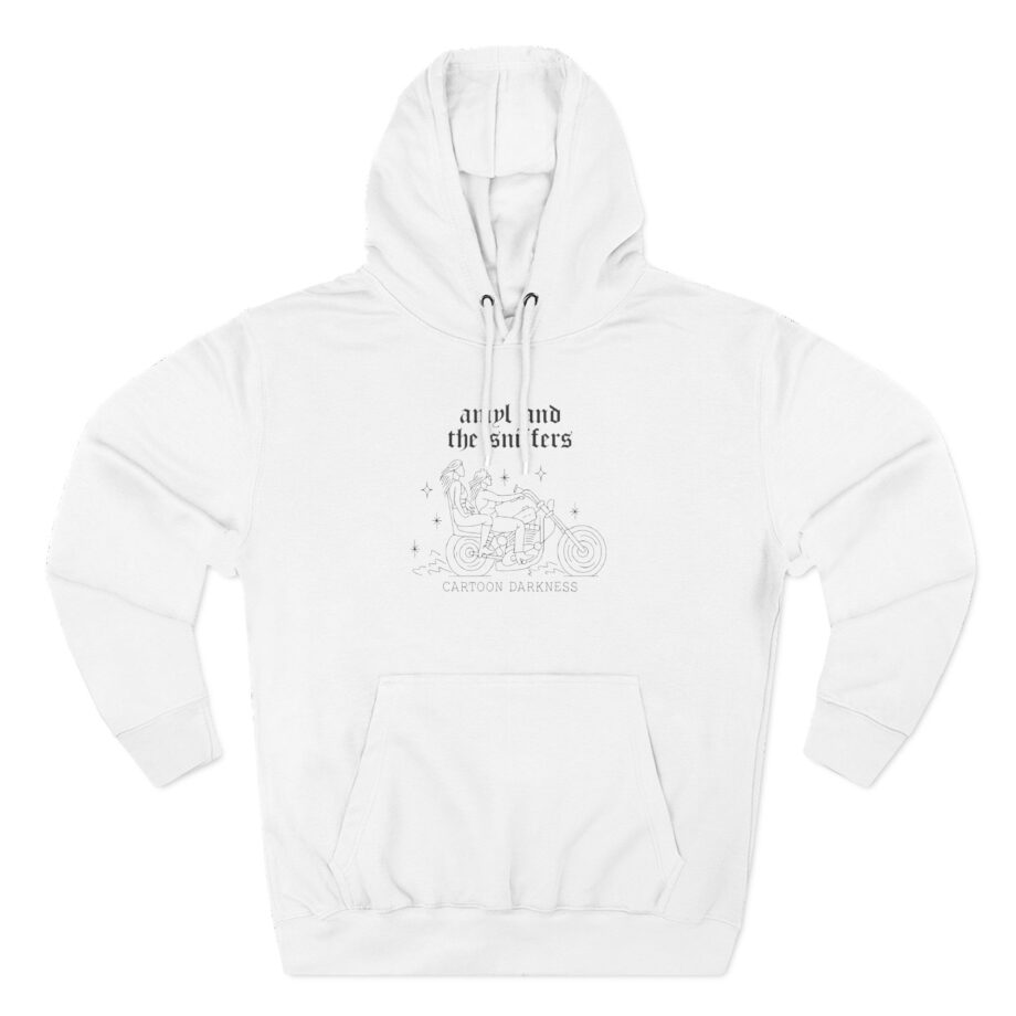 Amyl and the Sniffers Motorbike  Three-Panel Fleece Hoodie