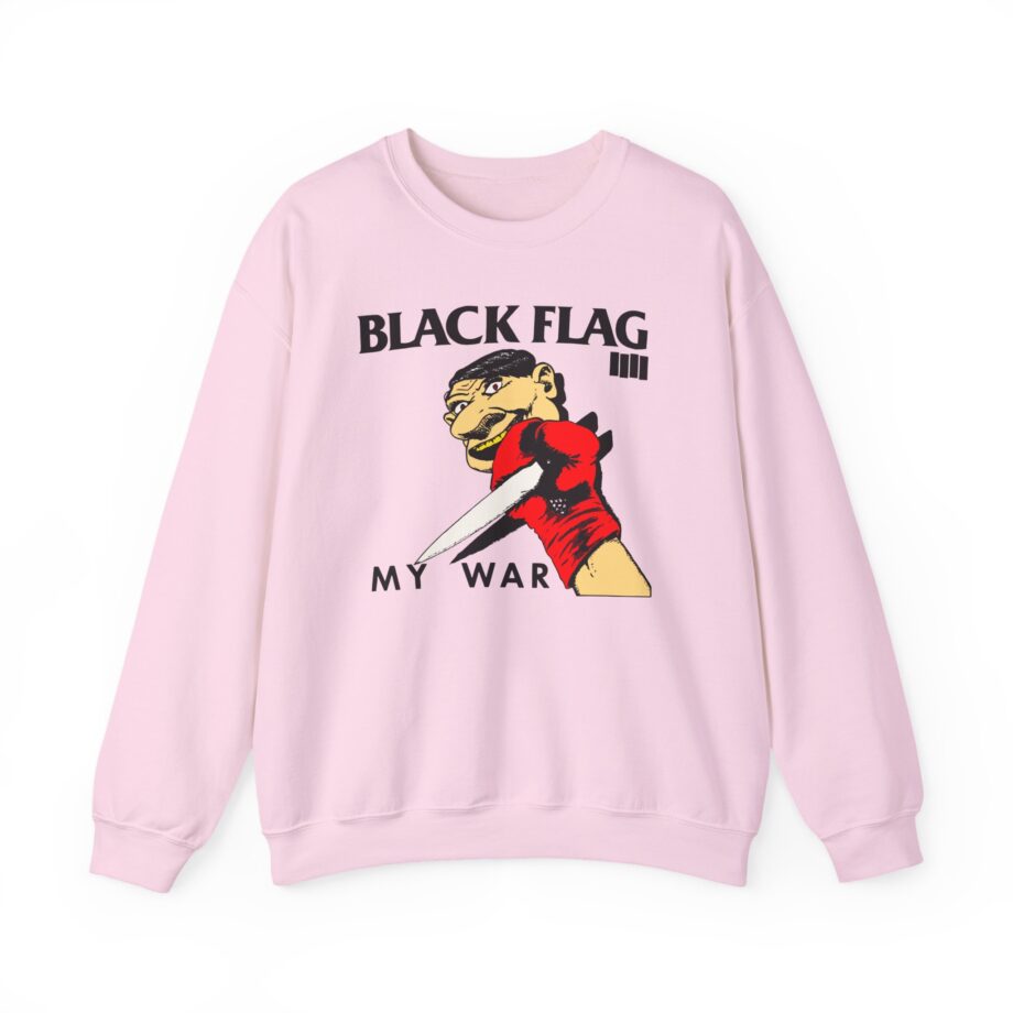 Black Flag My War Unisex Heavy Blend™ Crewneck Sweatshirt