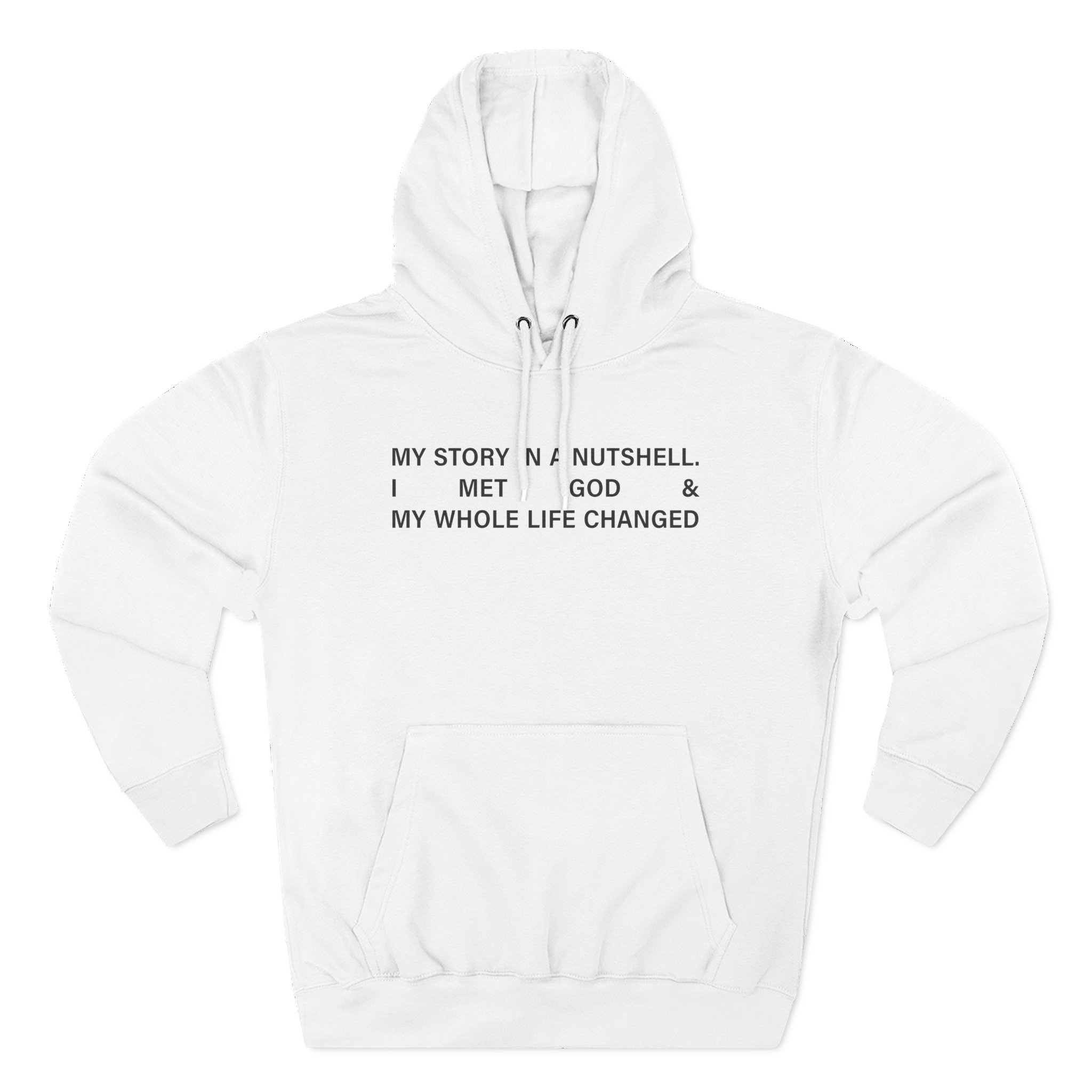 Lecrae I Met God Tan Three-Panel Fleece Hoodie