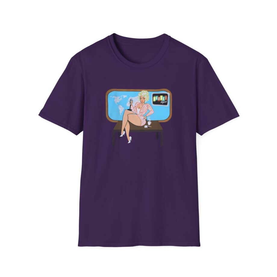 Broski Report Broski News Watching Unisex Softstyle T-Shirt