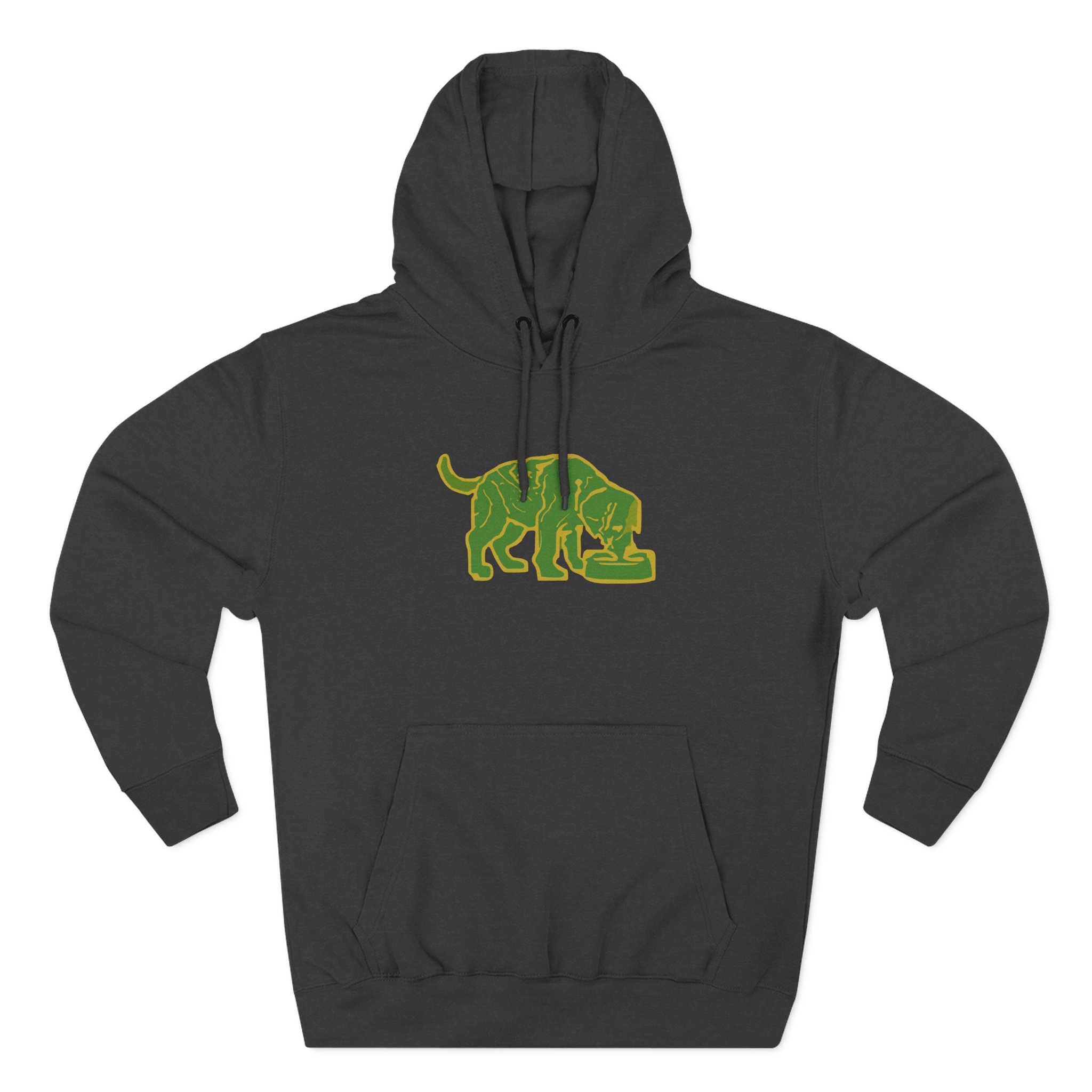 Niko B Green Pixel Dog Three-panel Fleece Hoodie