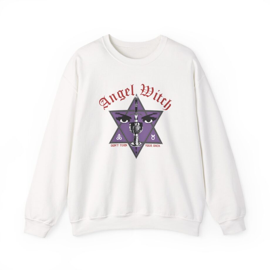 Angel Witch The Night Is Calling Unisex Heavy Blend™ Crewneck Sweatshirt