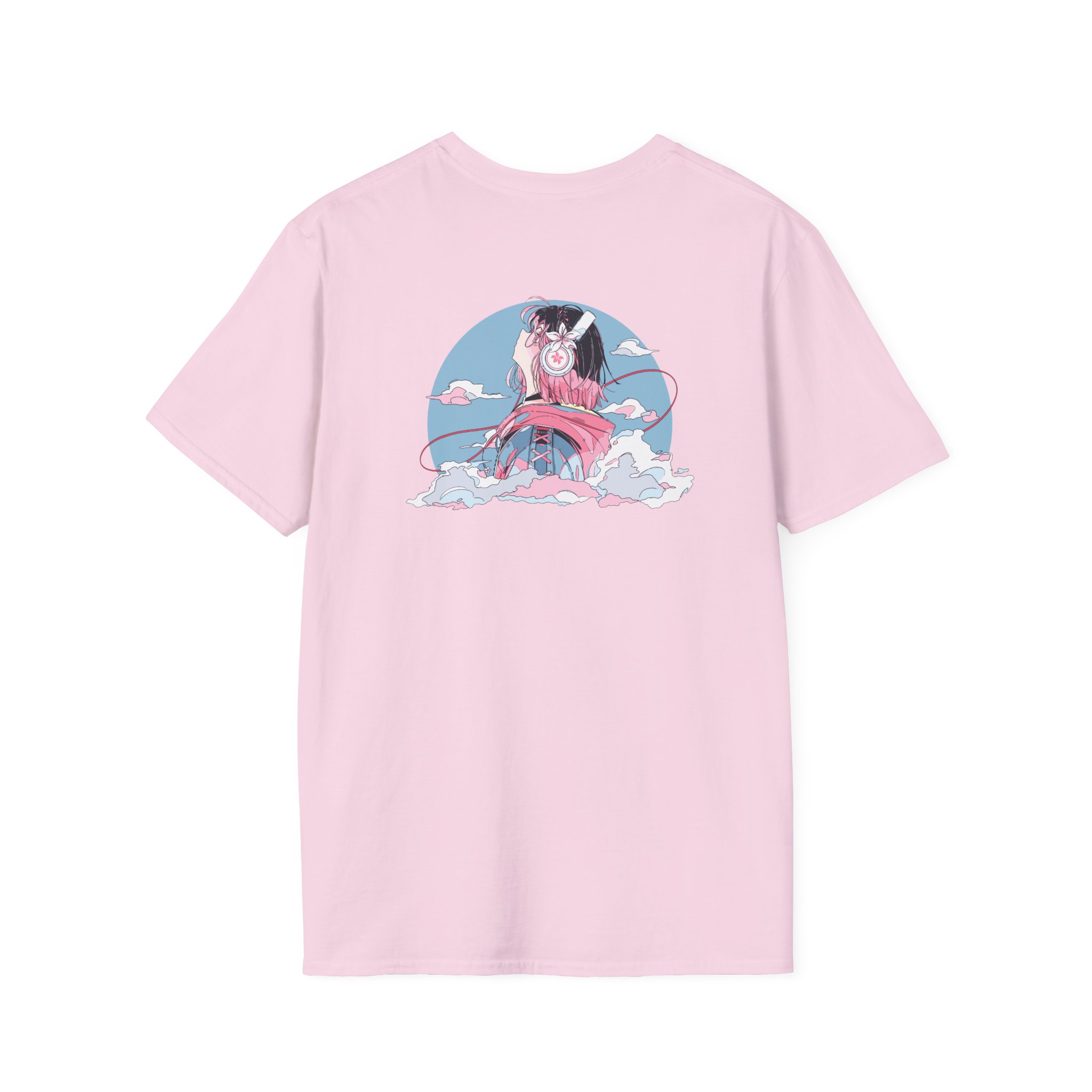 Lilypichu Comfi Beats Sky Unisex Softstyle T-Shirt