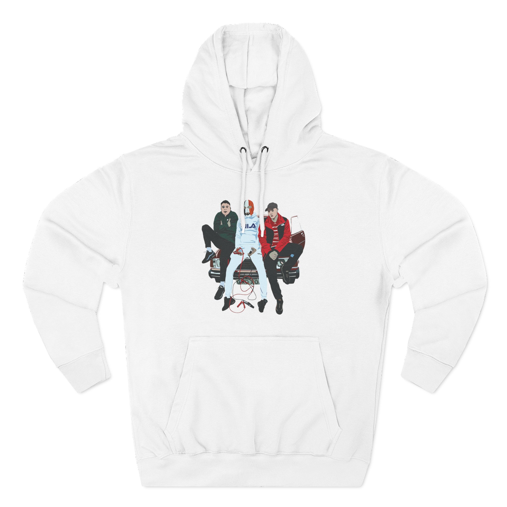 Kneecap 3cag Three-Panel Fleece Hoodie