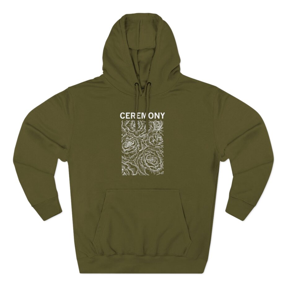 Ceremony Label Roses Three-Panel Fleece Hoodie
