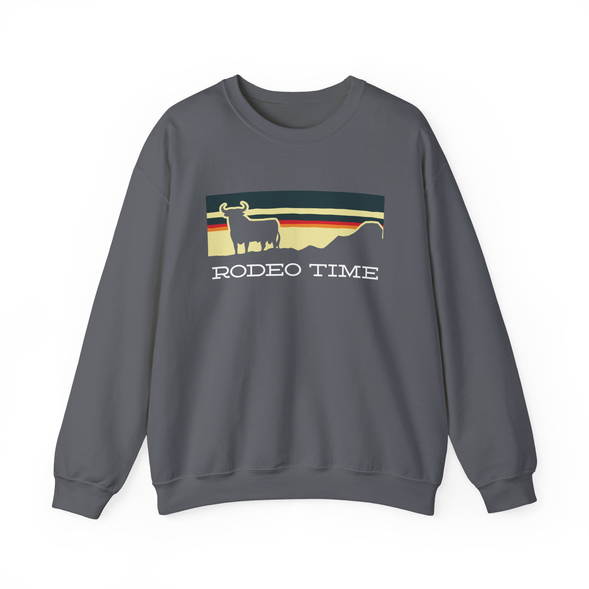 Dale Brisby Sunset Rodeo Time Unisex Heavy Blendâ„¢ Crewneck Sweatshirt