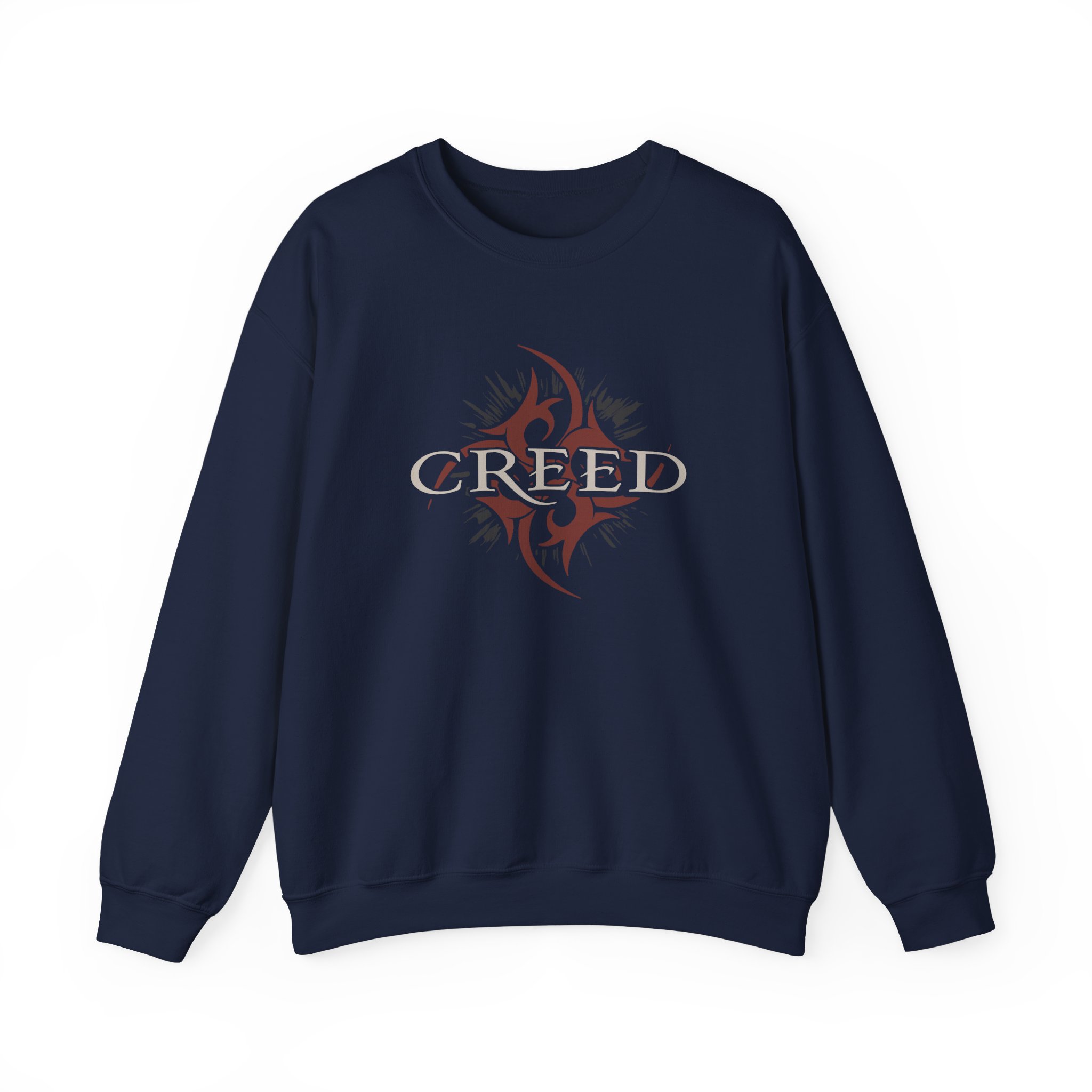 Creed Tribal Red Unisex Heavy Blendâ„¢ Crewneck Sweatshirt