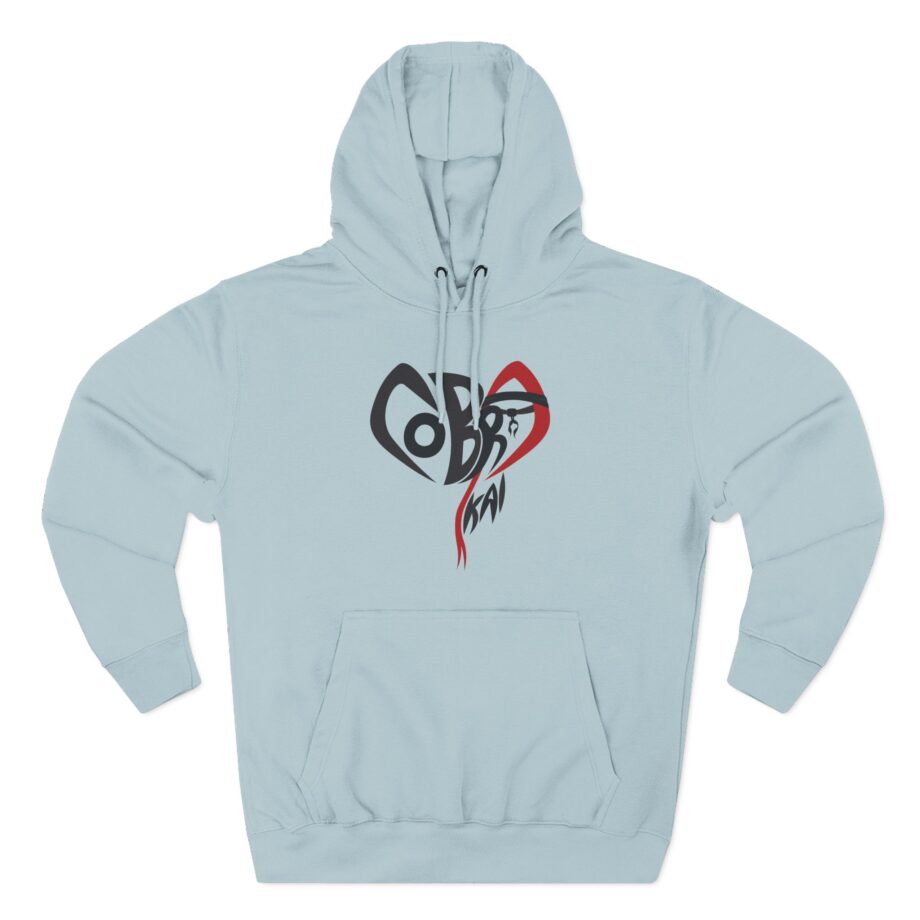 Cobra Kai Fan Art Three-Panel Fleece Hoodie