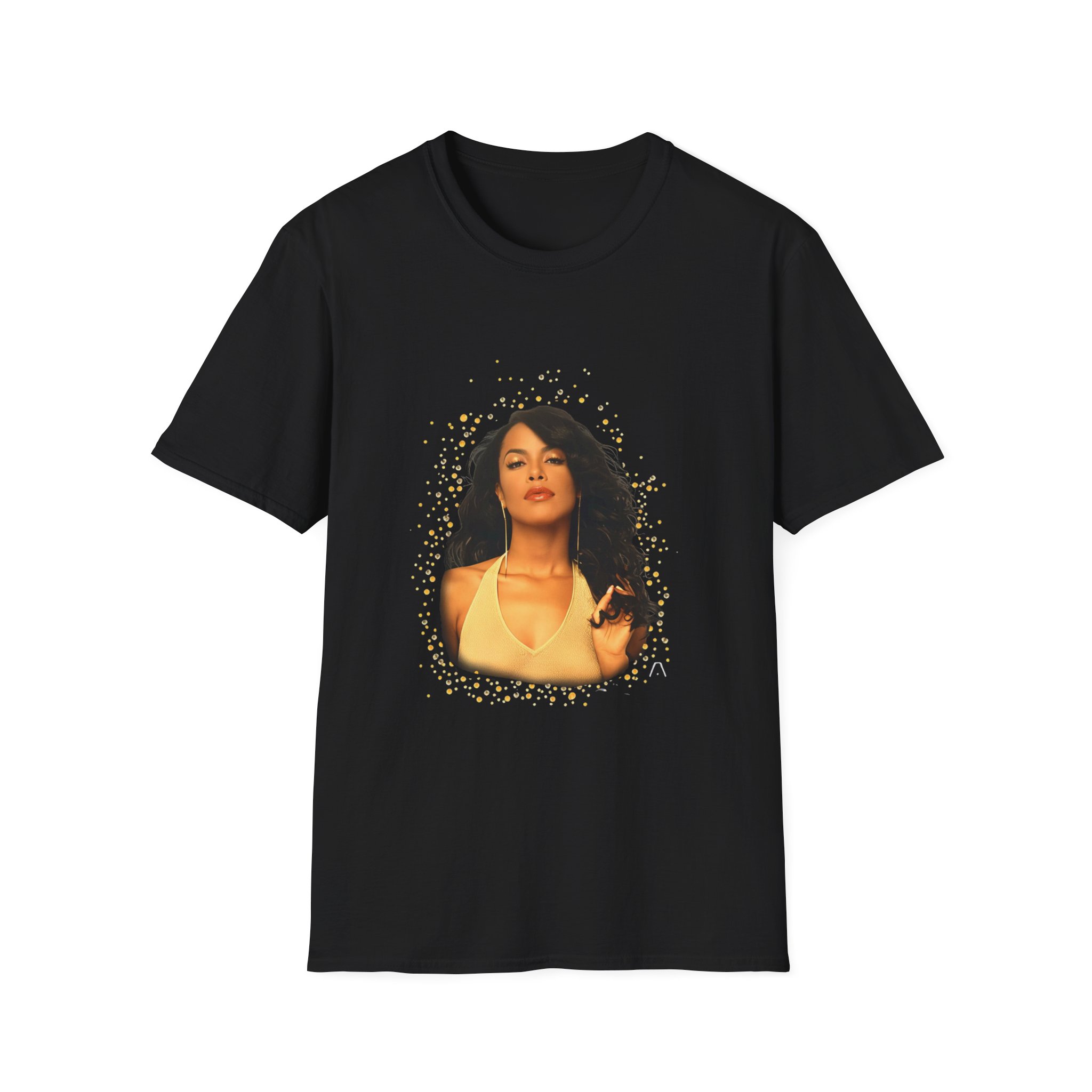 Aaliyah Self Titled Portrait Unisex Softstyle T-Shirt
