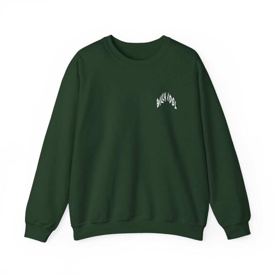 Billy Idol Flames Punk Quote Unisex Heavy Blend™ Crewneck Sweatshirt