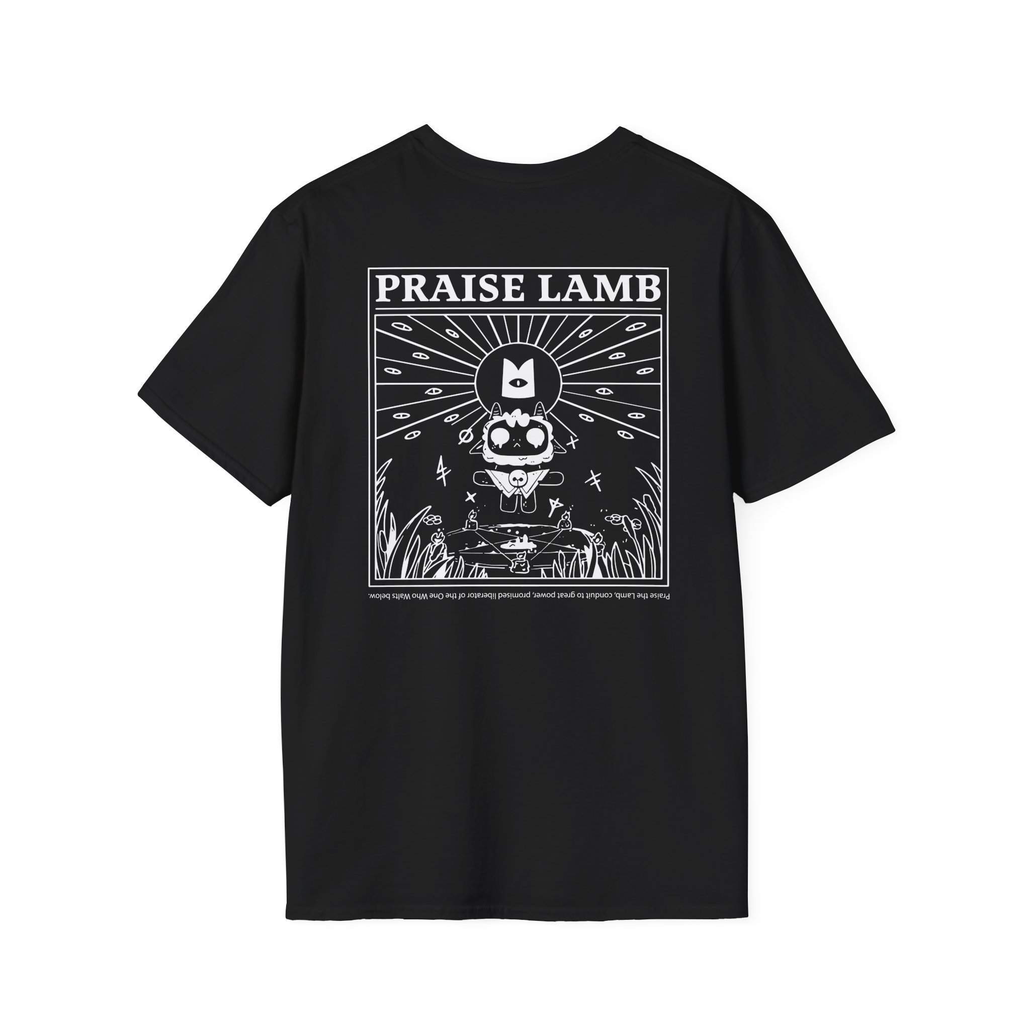 Cult of the Lamb Praise Lamb Unisex Softstyle T-Shirt