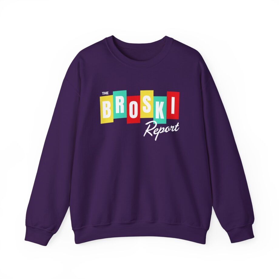 Broski Report National News Blast Unisex Heavy Blend™ Crewneck Sweatshirt
