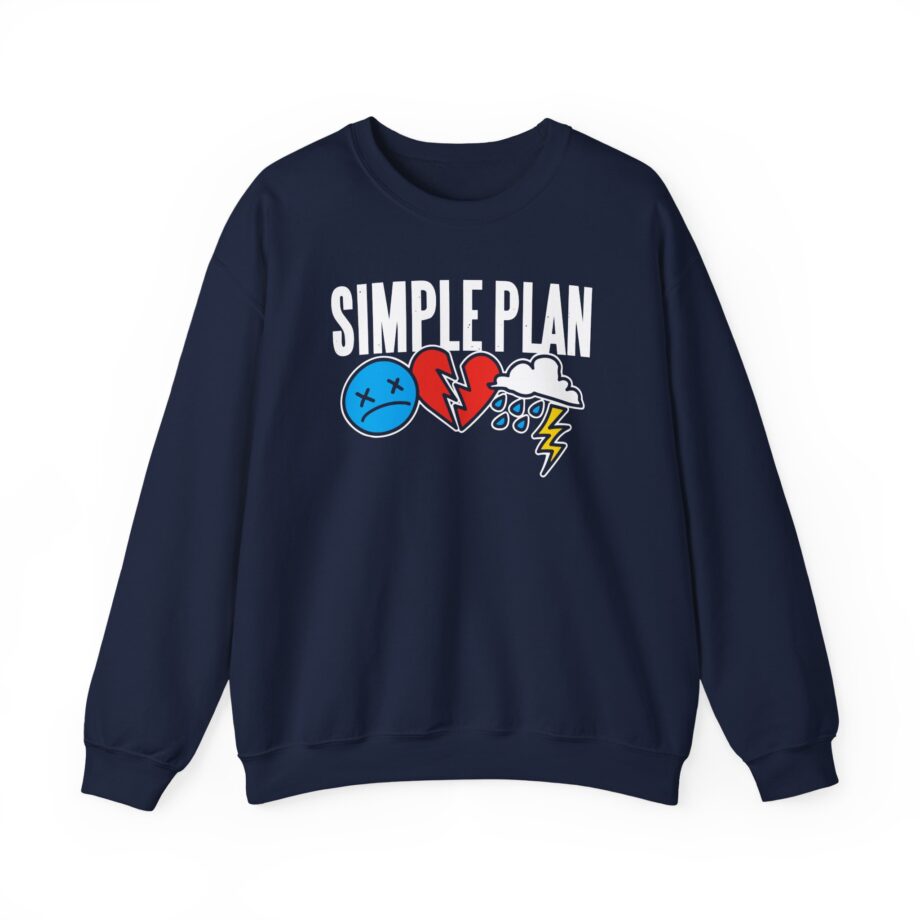 Simple Plan 3 Icons Logo Unisex Heavy Blend™ Crewneck Sweatshirt