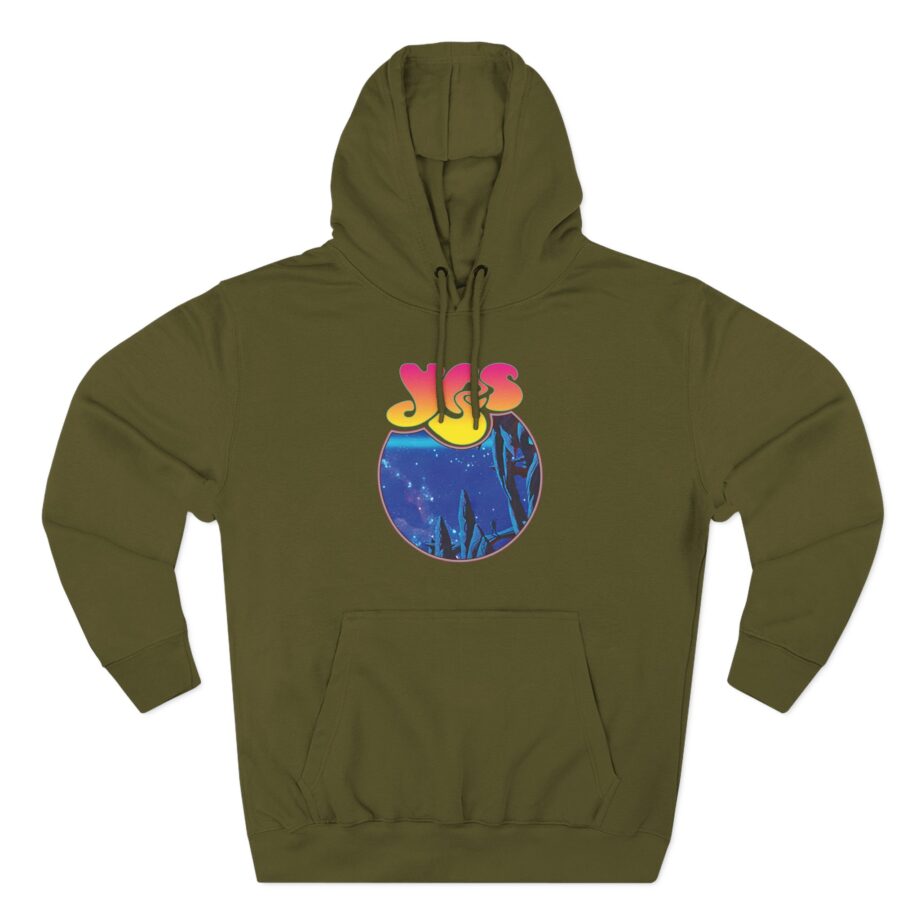 Yes Mirror To The Sky Three-Panel Fleece Hoodie