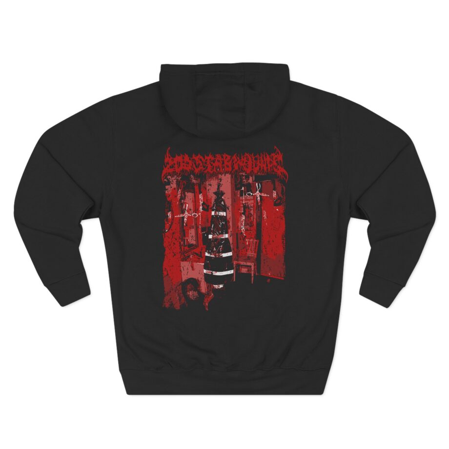 200 Stab Wounds Manual Manic Procedures Three-Panel Fleece Hoodie