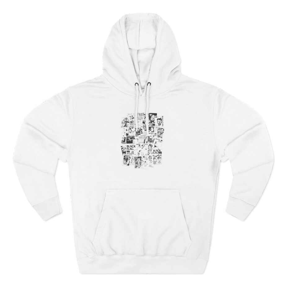 Black Flag Flyers Three-Panel Fleece Hoodie