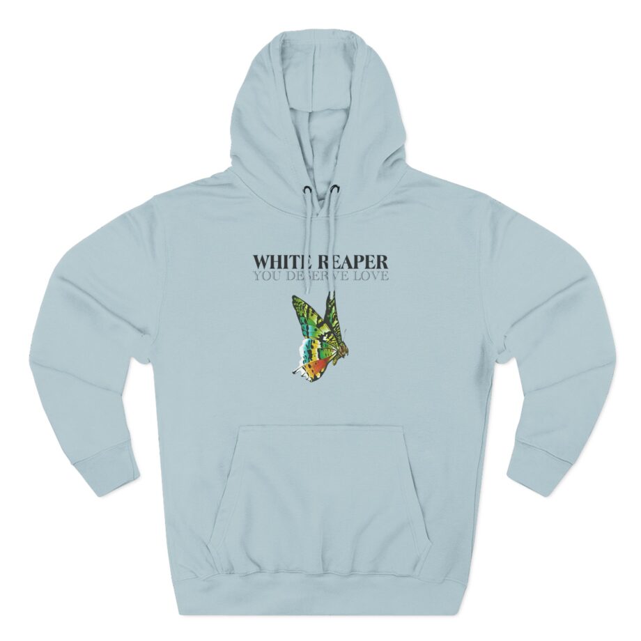 White Reaper Three-Panel Fleece Hoodie
