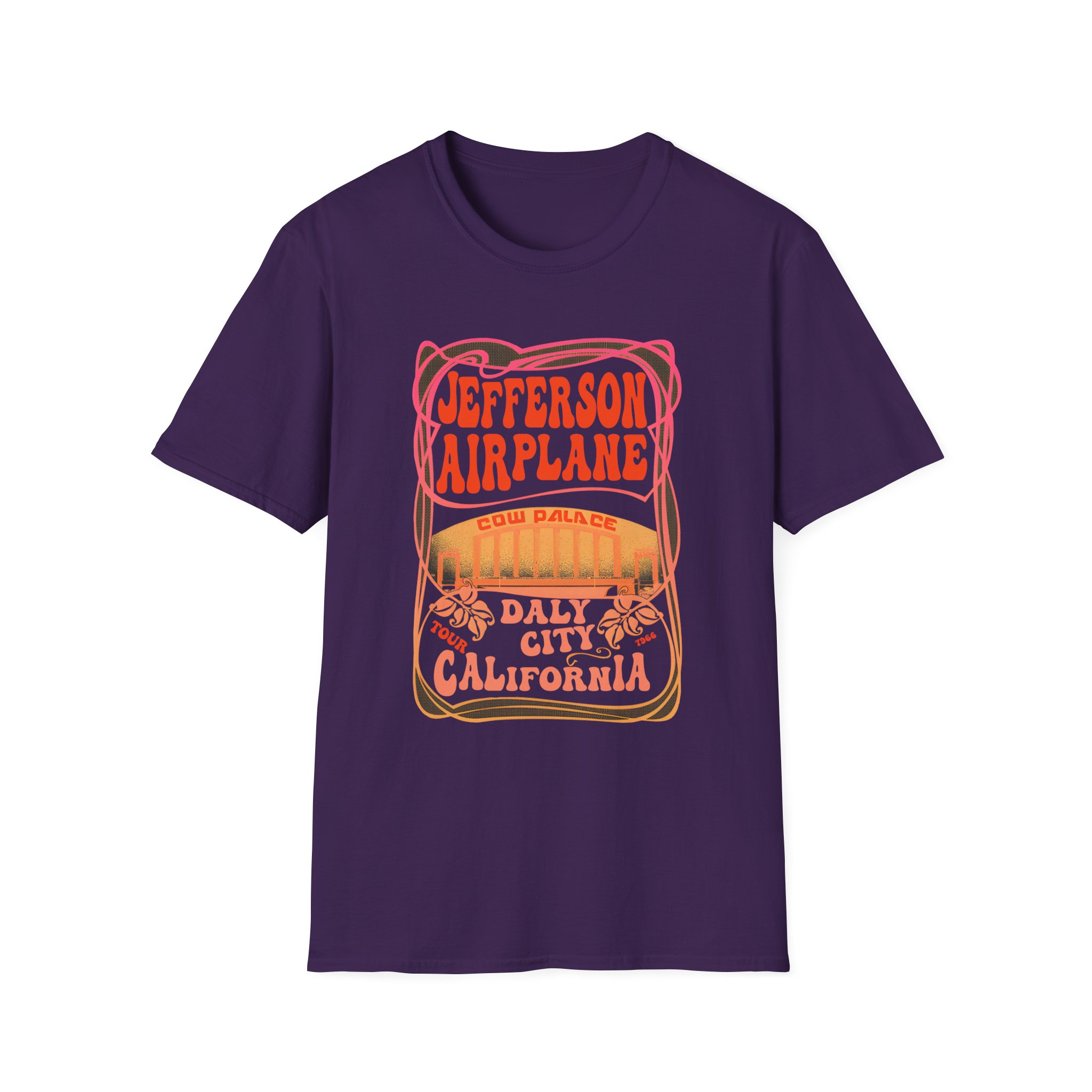 Jefferson Airplane Daly City Tour Unisex Softstyle T-Shirt