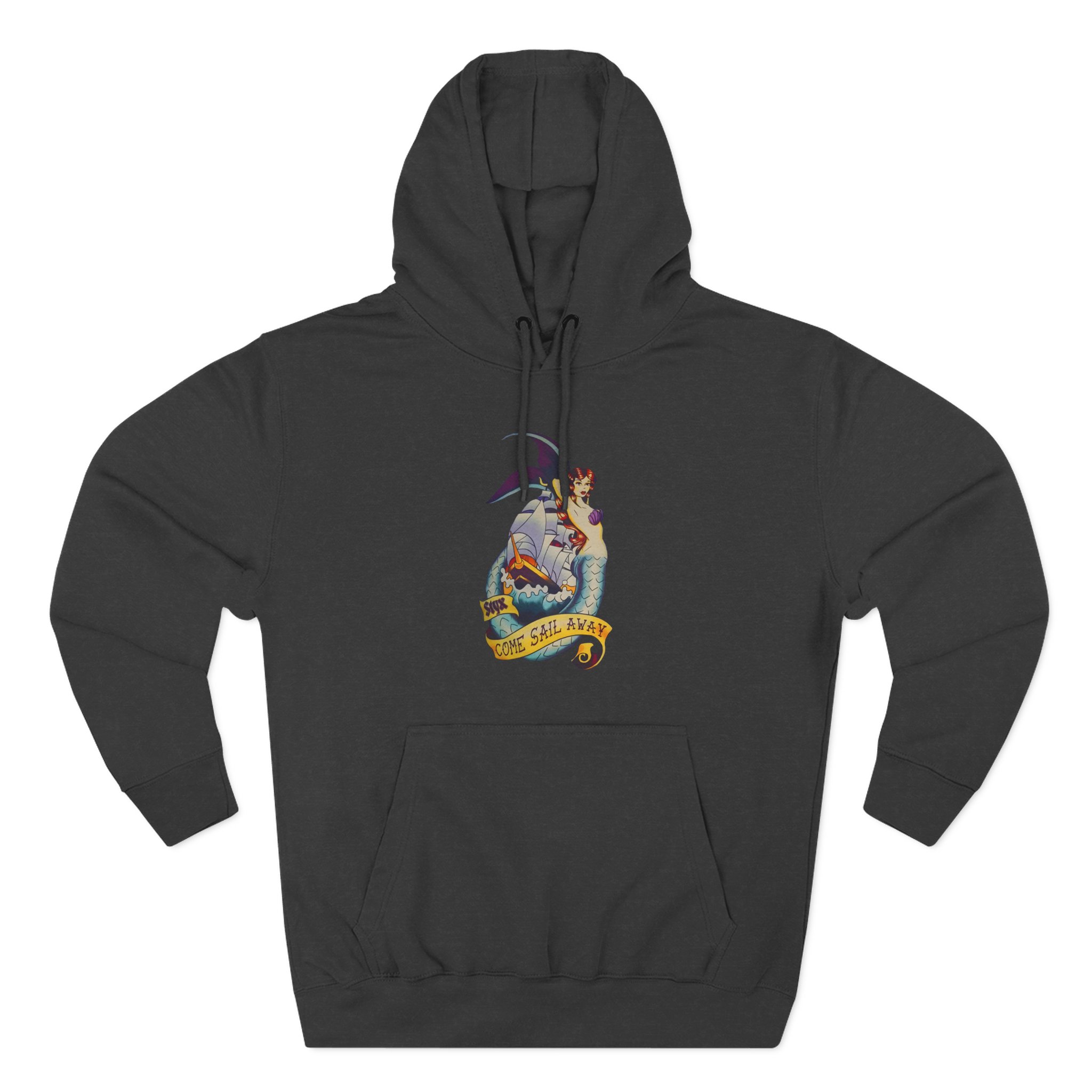Styx  Three-Panel Fleece Hoodie