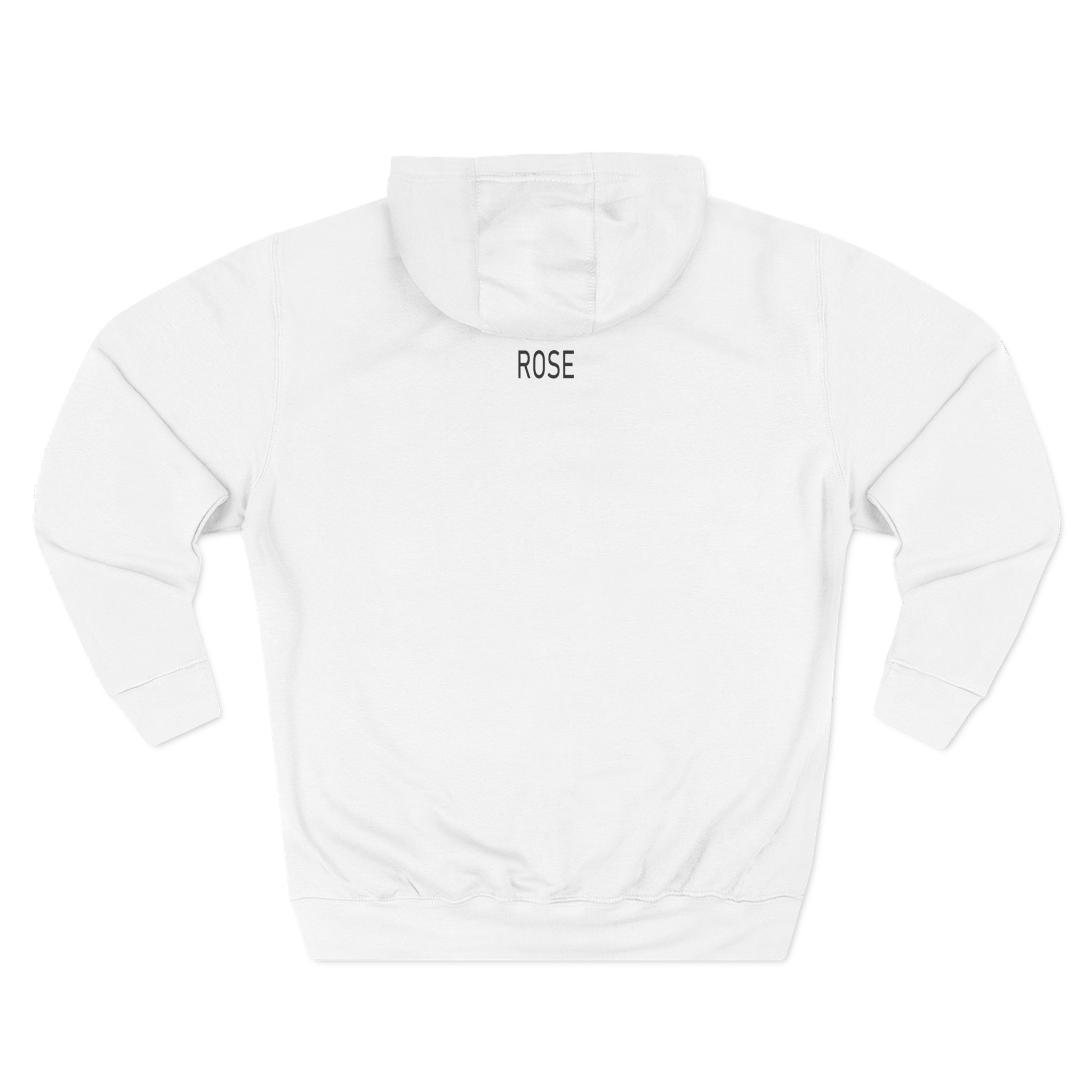 B Rose Three-Panel Fleece Hoodie