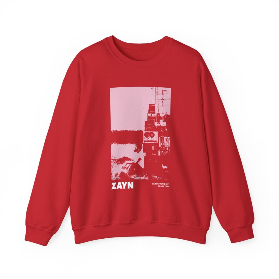 Zayn Malik Antenna Itin Faded Unisex Heavy Blend™ Crewneck Sweatshirt