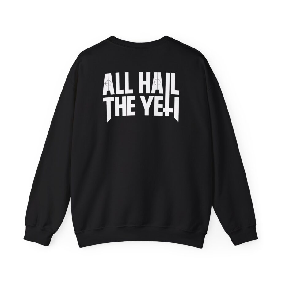 All Hail the Yeti Side Logo Unisex Heavy Blend™ Crewneck Sweatshirt