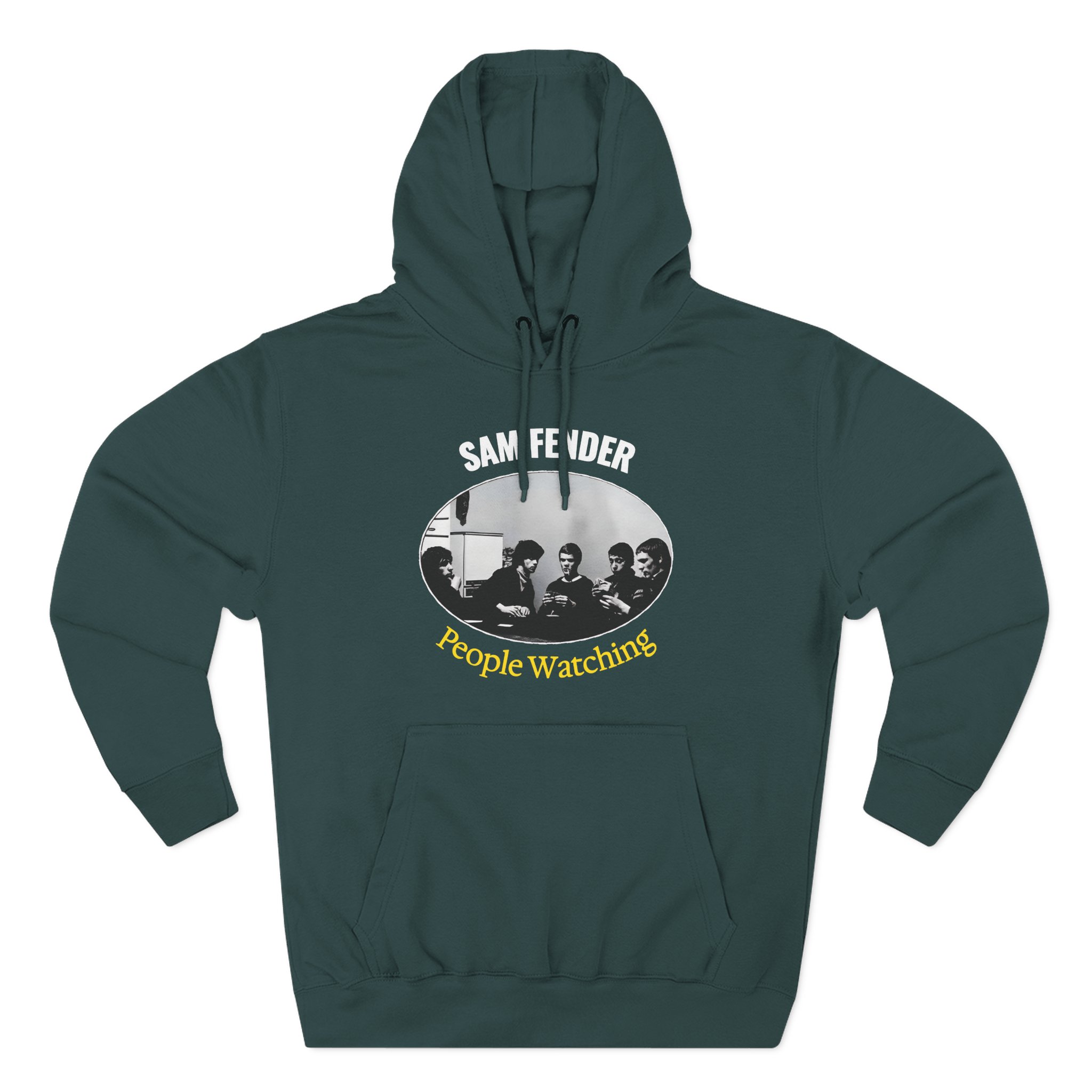 Sam Fender People Watching Three-Panel Fleece Hoodie