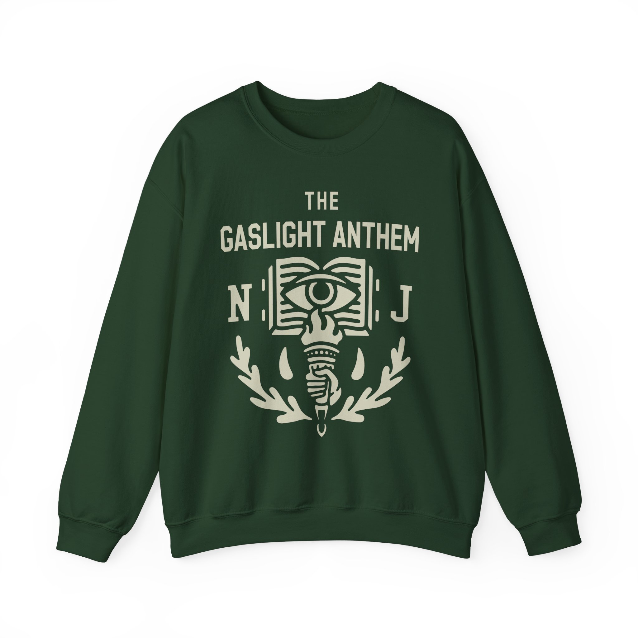 Gaslight Anthem NJ Eye Banner Unisex Heavy Blendâ„¢ Crewneck Sweatshirt
