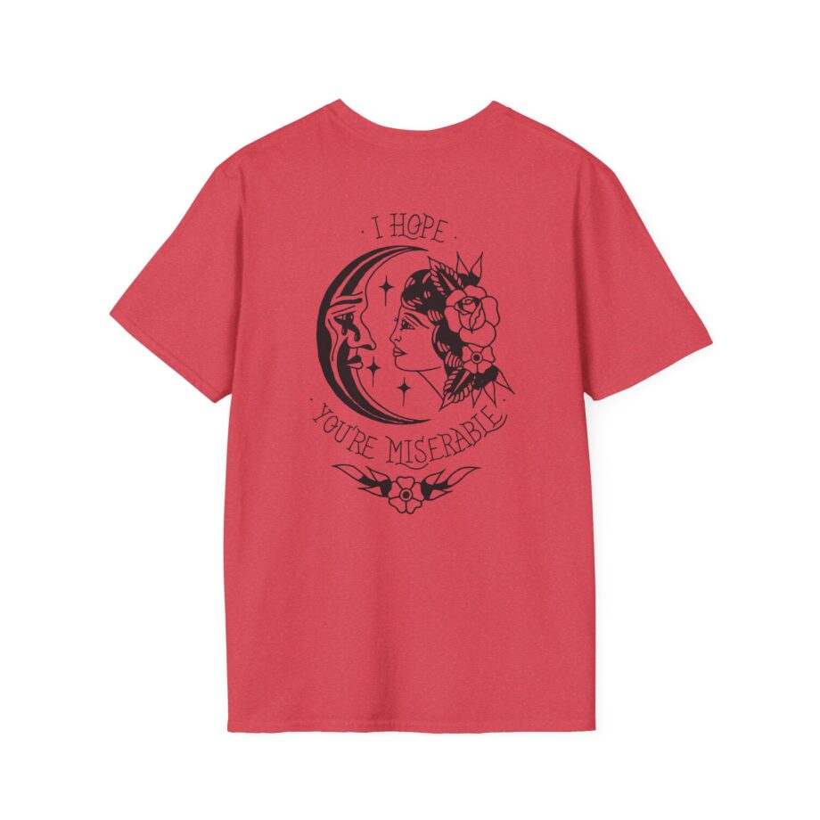 Moose Blood Traditional Tattoo Desig Unisex Softstyle T-Shirt