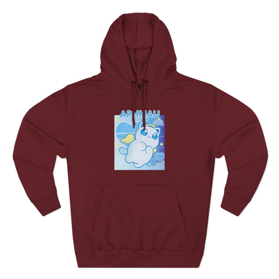 Aphmau Angel Cat Three-Panel Fleece Hoodie