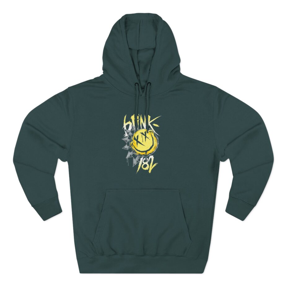 Blink 182 Big Smile Arrows Three-Panel Fleece Hoodie