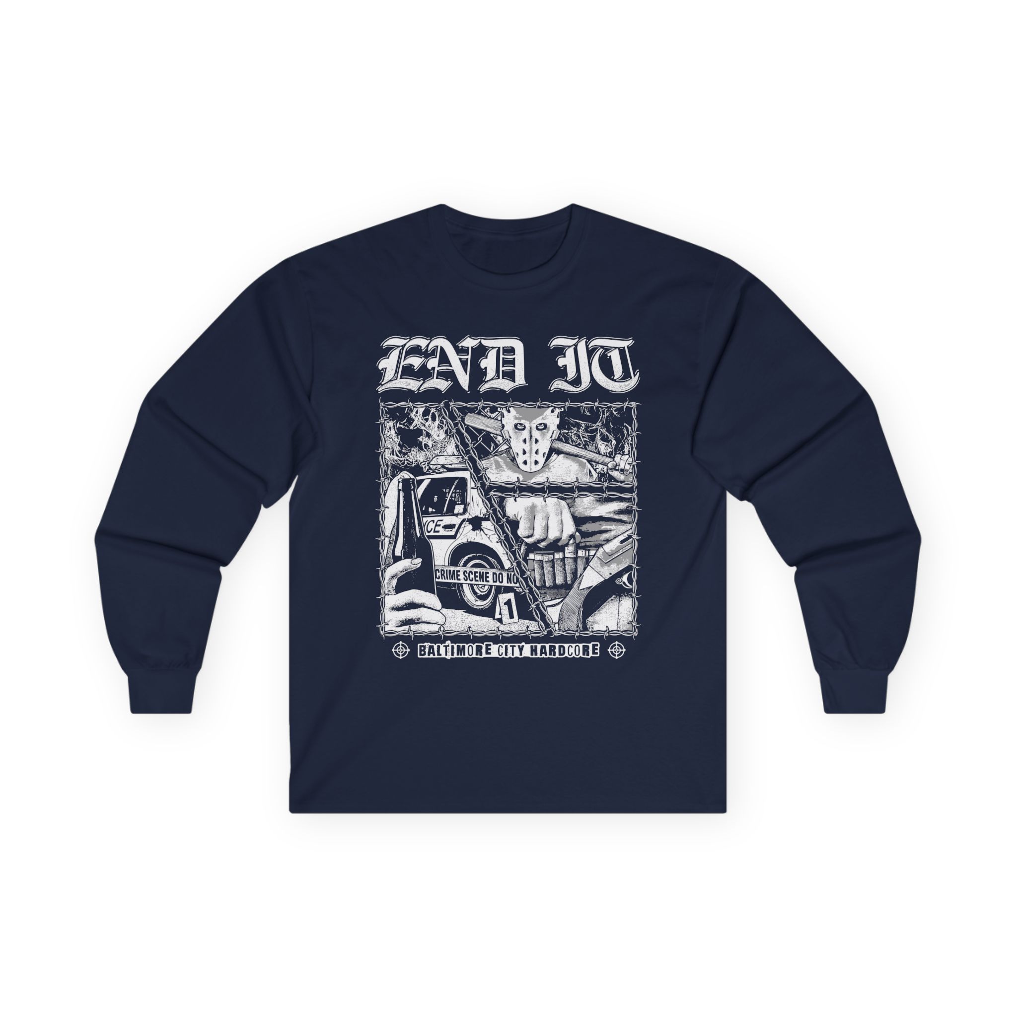End It Crime Scene Unisex Ultra Cotton Long Sleeve Tee