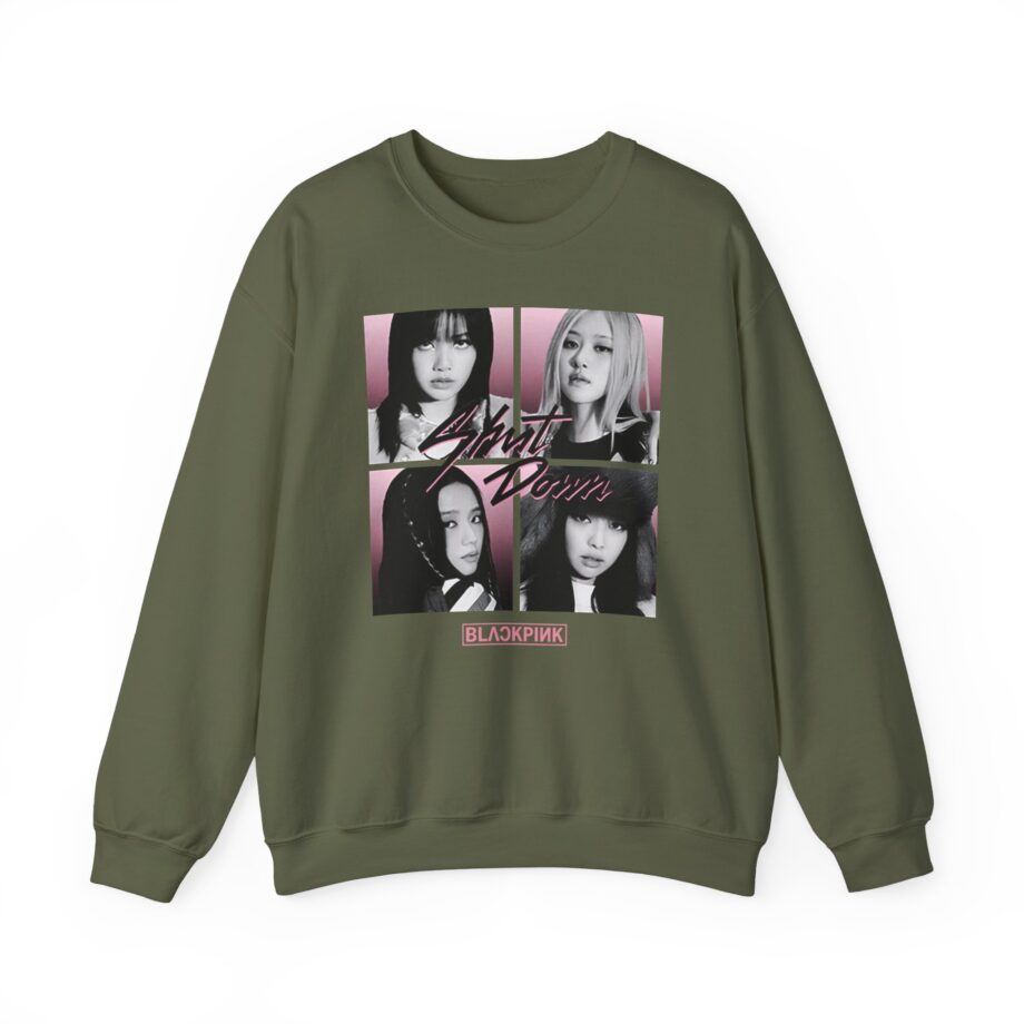 B Shut Down Unisex Heavy Blend™ Crewneck Sweatshirt