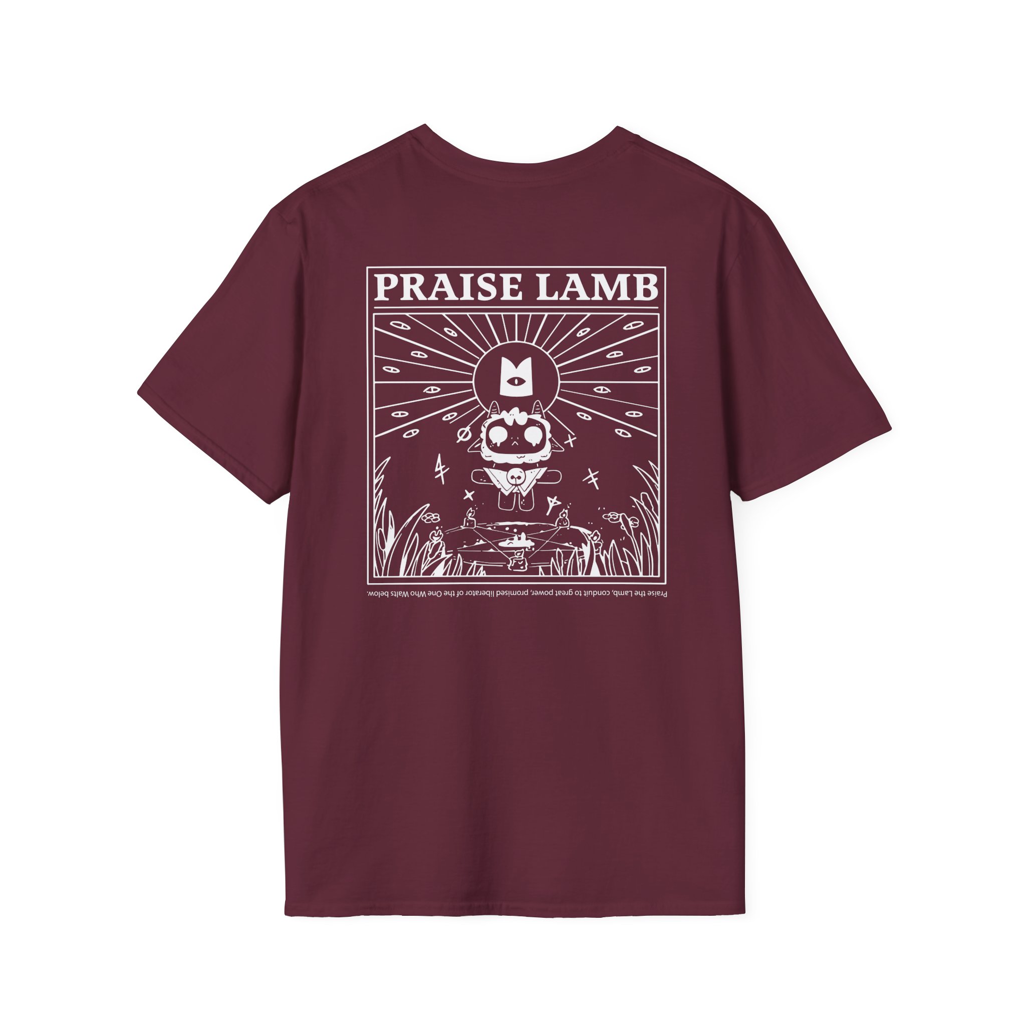 Cult of the Lamb Praise Lamb Unisex Softstyle T-Shirt