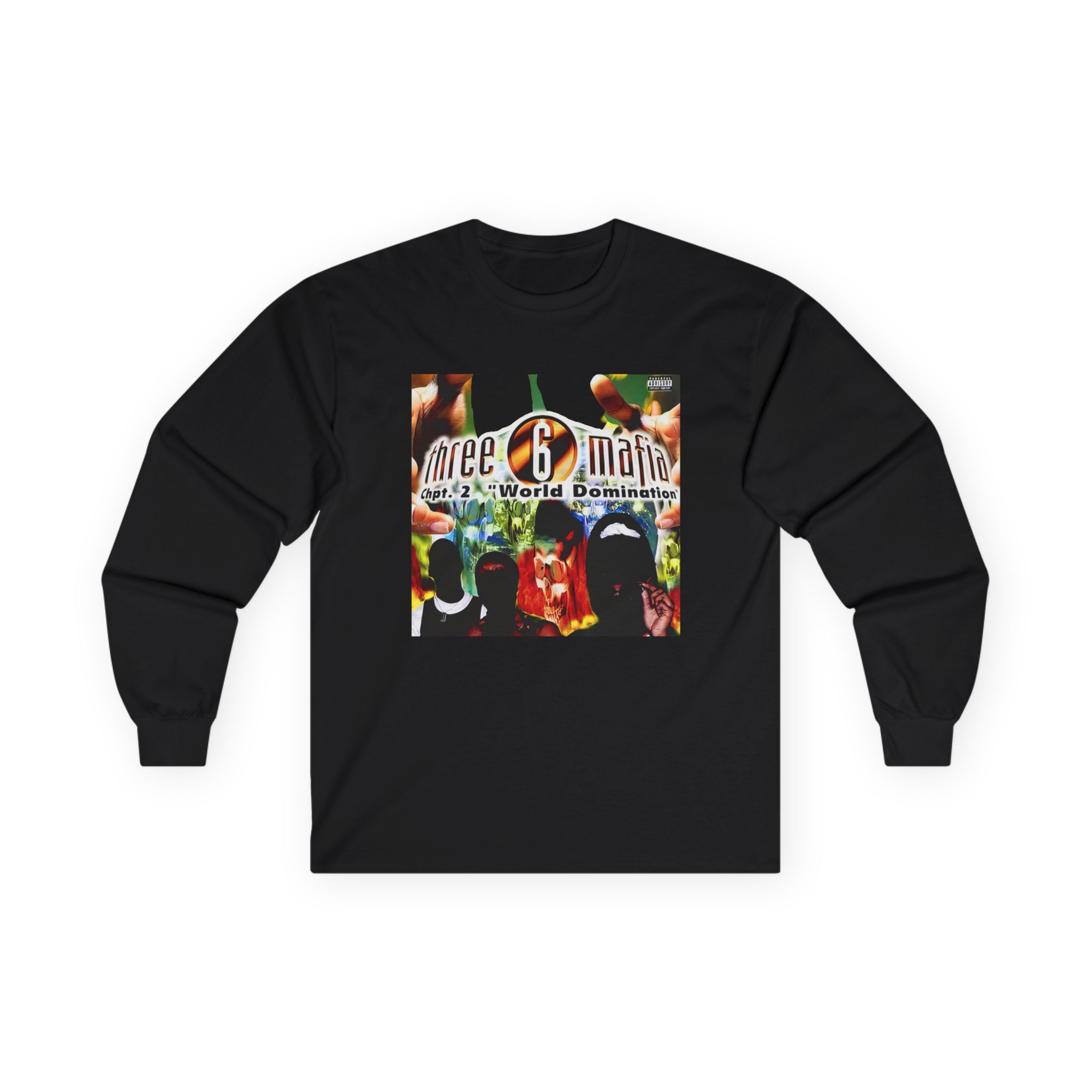 Three 6 Mafia Cover WD Unisex Ultra Cotton Long Sleeve Tee