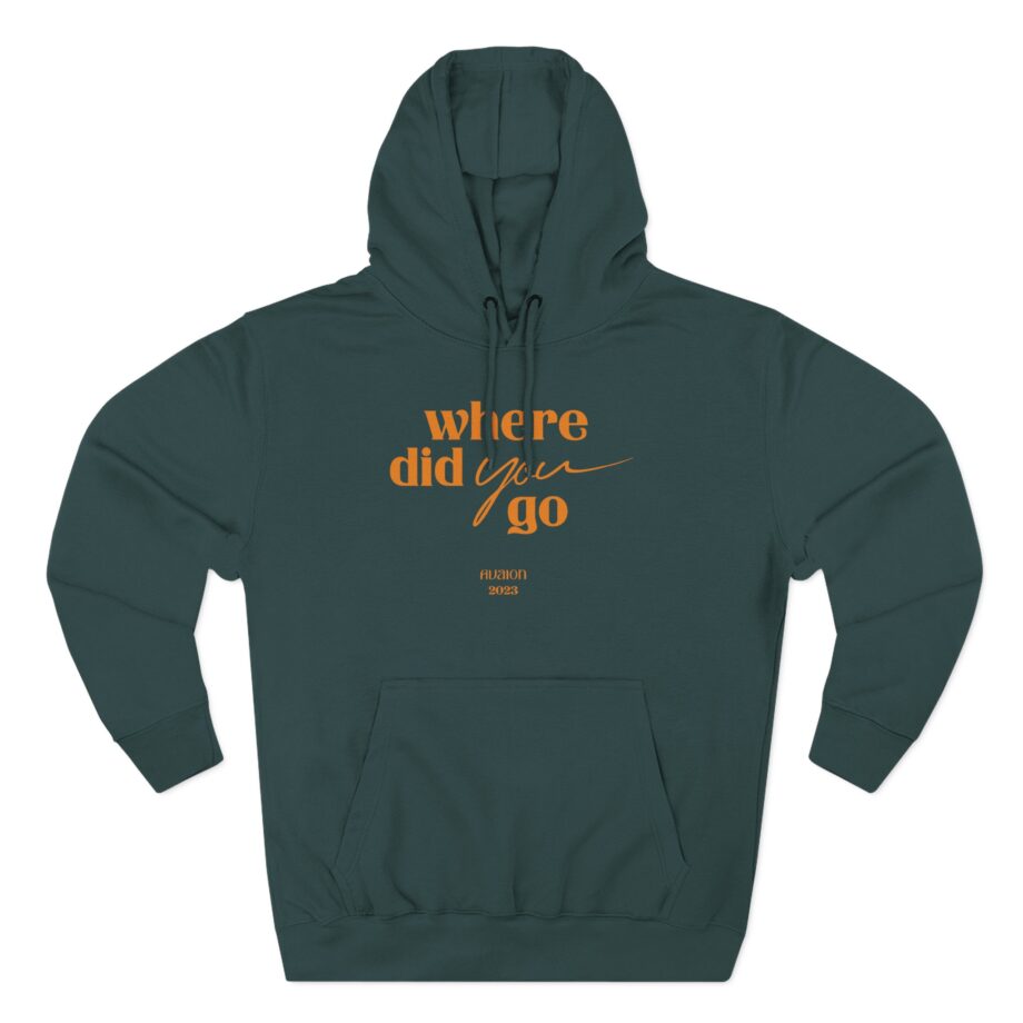 Avaion Where Did You Go Three-Panel Fleece Hoodie