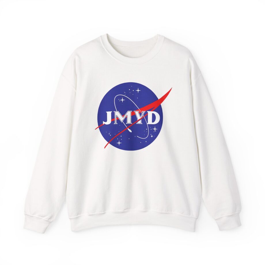 Ymh JMYD: Space Explorers Unisex Heavy Blend™ Crewneck Sweatshirt