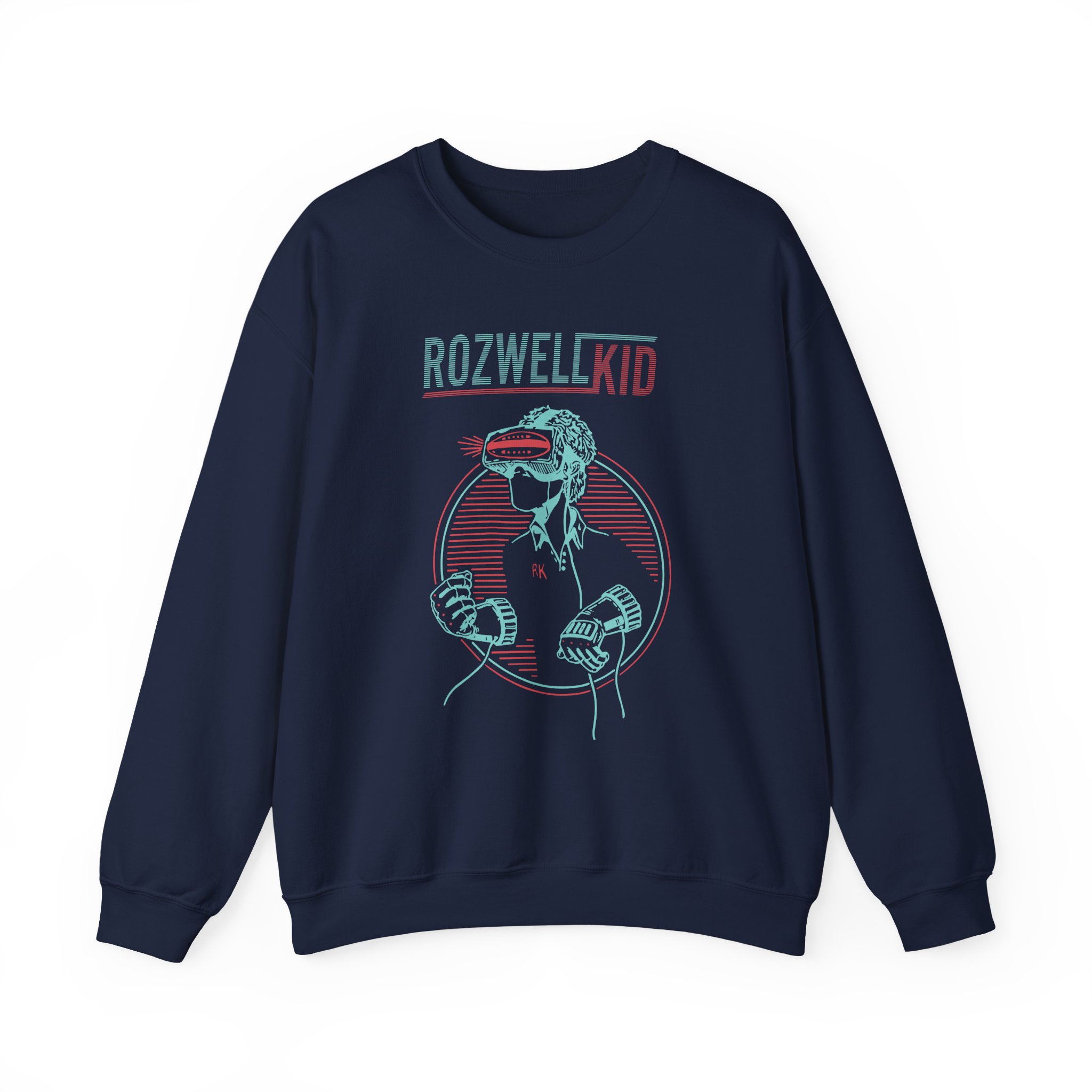 Rozwell Kid Virtual Reality Unisex Heavy Blendâ„¢ Crewneck Sweatshirt