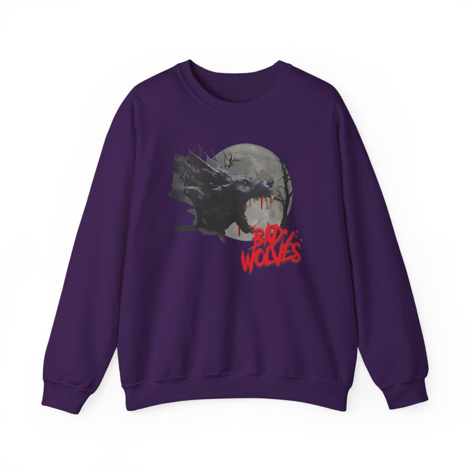 Bad Wolves Full Moon Werewolf Unisex Heavy Blend™ Crewneck Sweatshirt