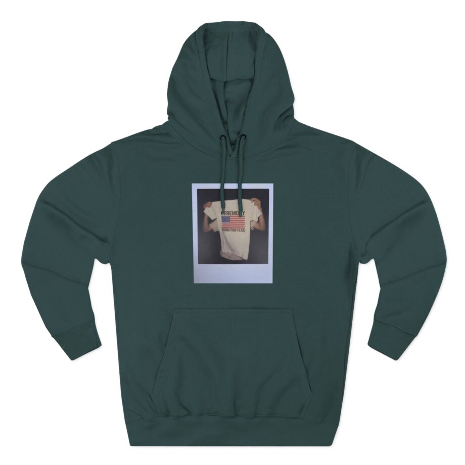 Ceremony Burn This Polaroid Three-Panel Fleece Hoodie