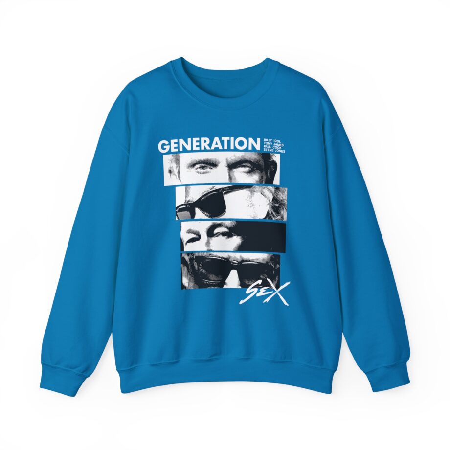 Billy Idol Eye Stack Unisex Heavy Blend™ Crewneck Sweatshirt