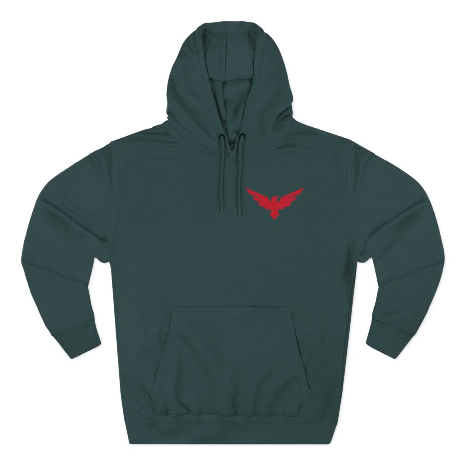 Carolina Royal Ravens Three-Panel Fleece Hoodie