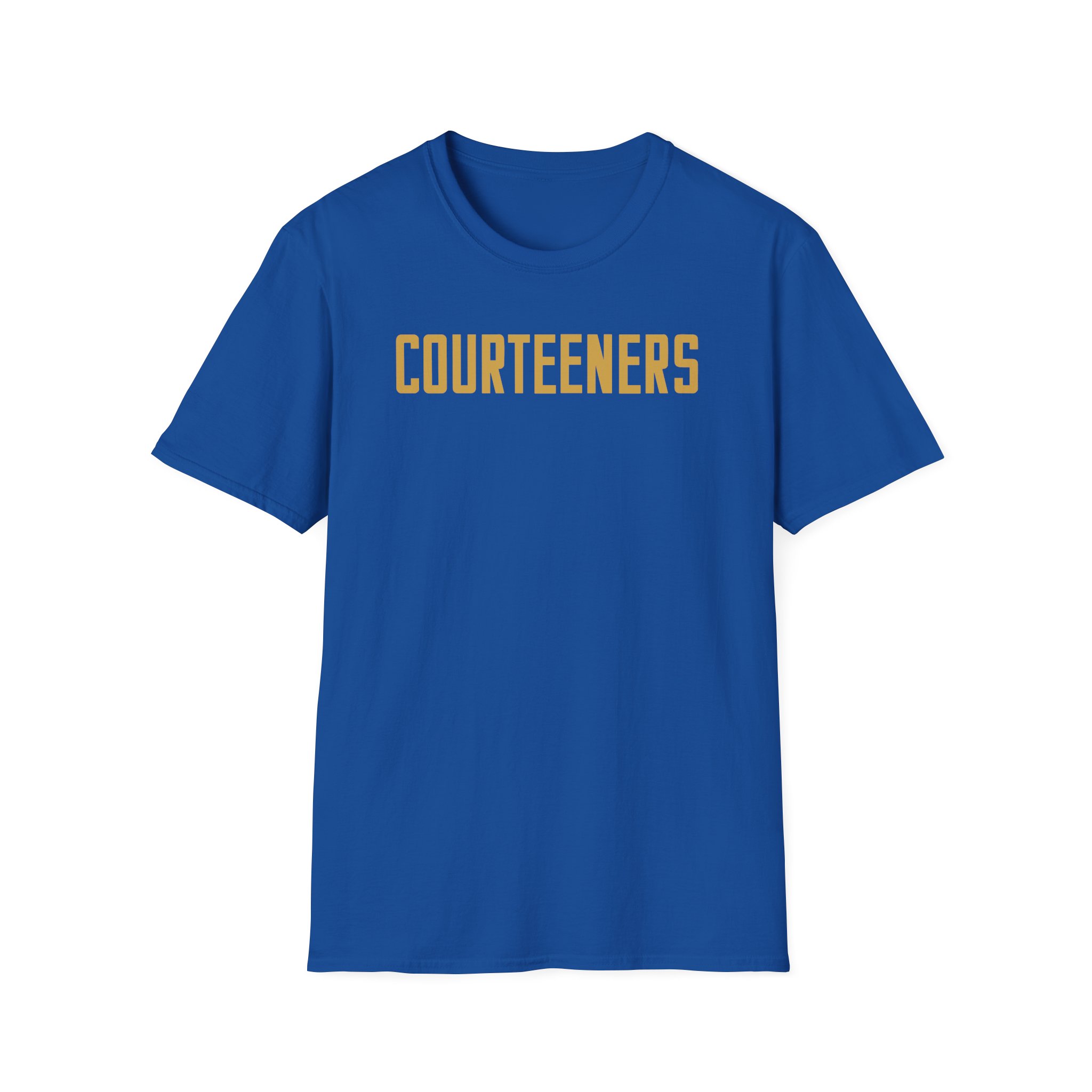 Courteeners Metallic Gold Logo Unisex Softstyle T-Shirt
