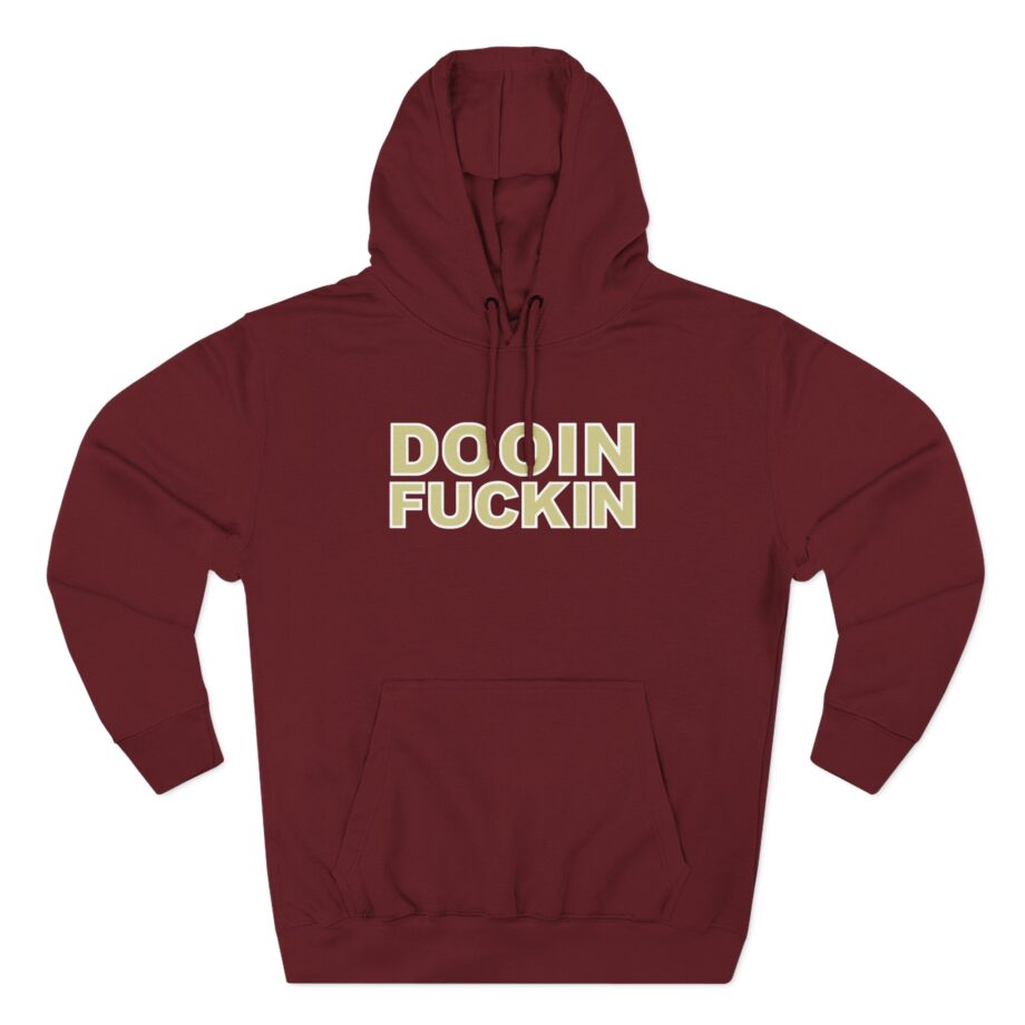 Upchurch Dooin Fuckin Three-Panel Fleece Hoodie