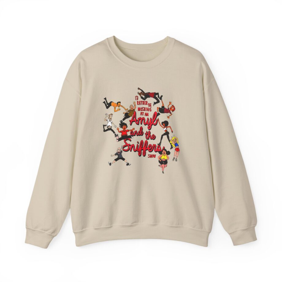 Amyl and the Sniffers Mosh  Unisex Heavy Blend™ Crewneck Sweatshirt