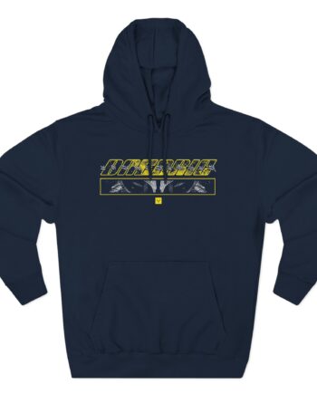 Daedric Silent Warrior Three-Panel Fleece Hoodie